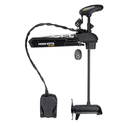 Minn Kota Bow-Mount Ultrex Electric Trolling Motor with GPS, Spot-Lock, Dual Spectrum Chirp Sonar – 112 Lb. Thrust, 60 in. Shaft, Freshwater