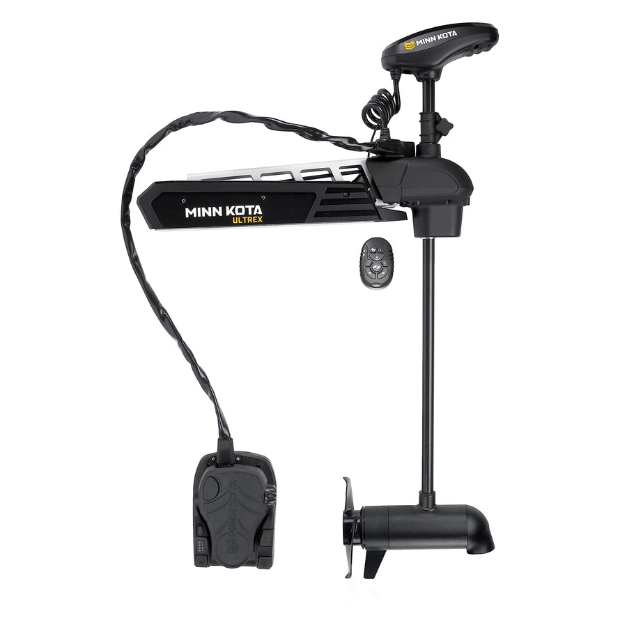 Minn Kota Bow-Mount Ultrex Electric Trolling Motor with GPS, Spot-Lock, Dual Spectrum Chirp Sonar – 112 Lb. Thrust, 52 in. Shaft, Freshwater