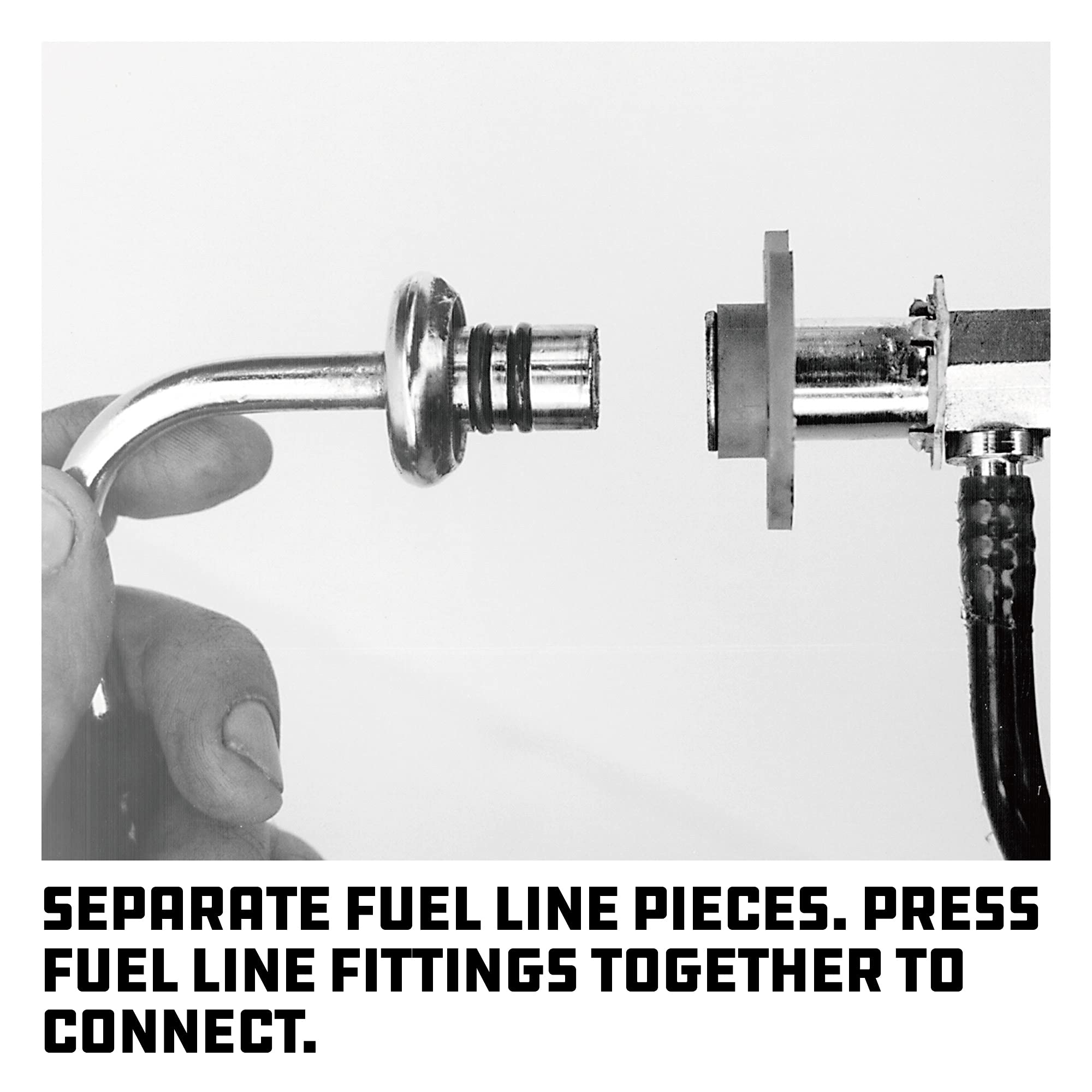 6 Piece Powerbuilt A/C and Fuel Line Disconnect Set, 5/16" 3/8" 1/2" 5/8" 3/4" 7/8", For Quick and Easy Separation of Fuel, A/C and Automatic Transmission Line Quick-Disconnect Fittings - 648424
