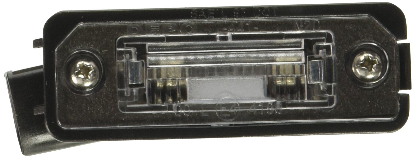 Replacement Driver = Passenger Side DEPO 441-2108N-AQ License Plate Light Assembly