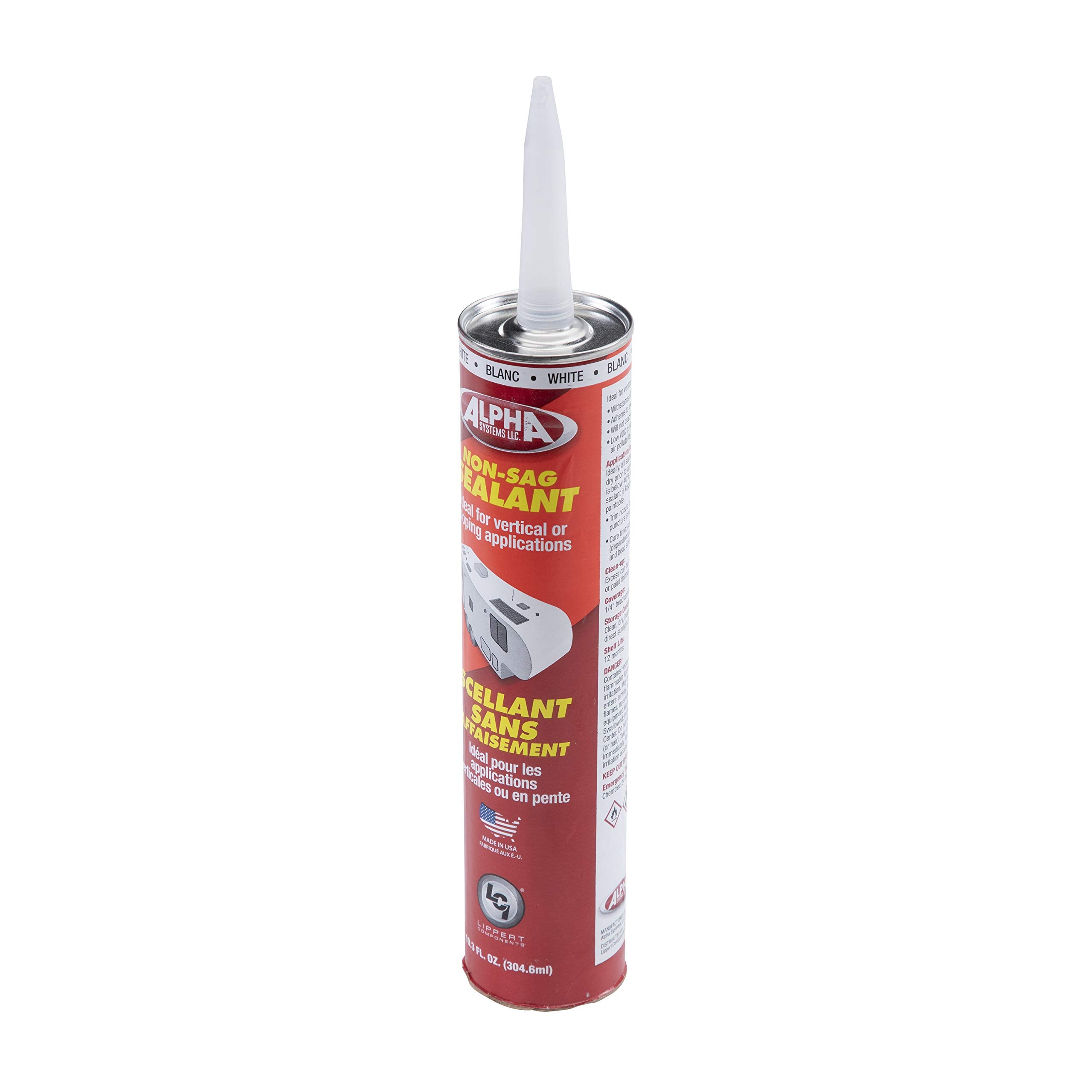 Non-Sag Sealant 1010 for 5th Wheel RVs, Travel Trailers and Motorhomes