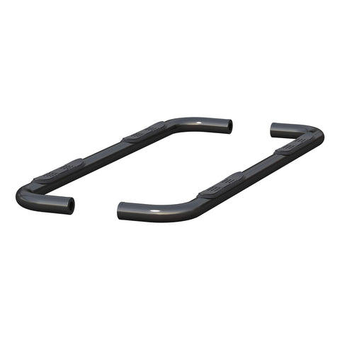 3-Inch Round Black Steel ARIES Nerf Bars, No-Drill, Fits Select Chevrolet Silverado, GMC Sierra 1500 Extended Cab