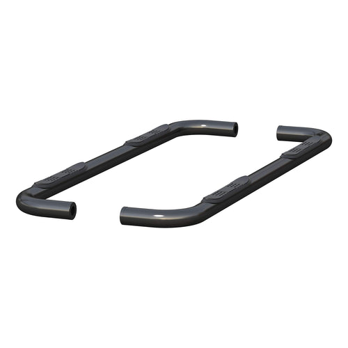 3-Inch Round Black Steel ARIES Nerf Bars, No-Drill, Fits Select Chevrolet Silverado, GMC Sierra 1500 Extended Cab
