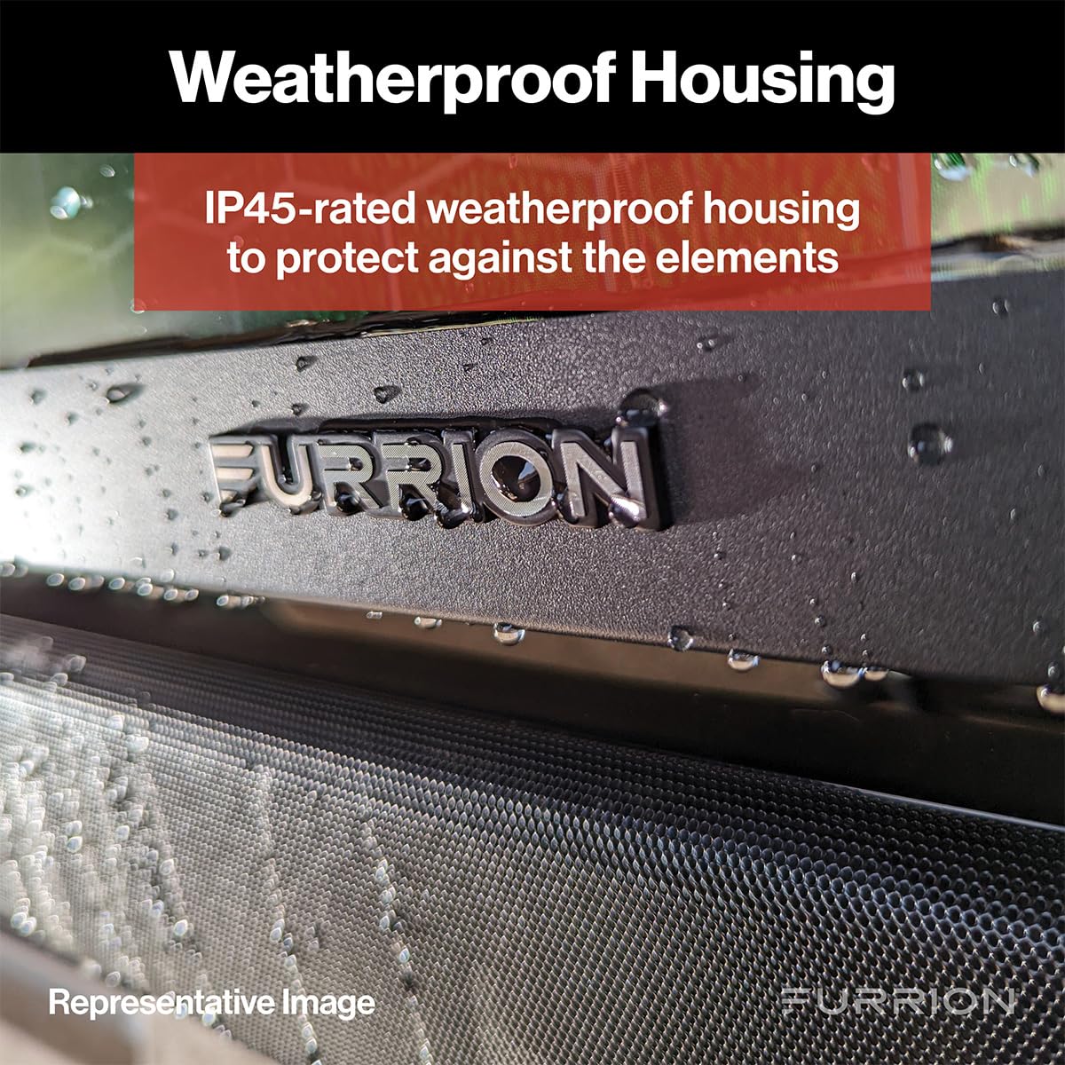 Furrion 2.1 Aurora Outdoor Soundbar Speaker with Built-in Subwoofer, Bluetooth, HDMI & Optical Inputs - FSBNN30MST