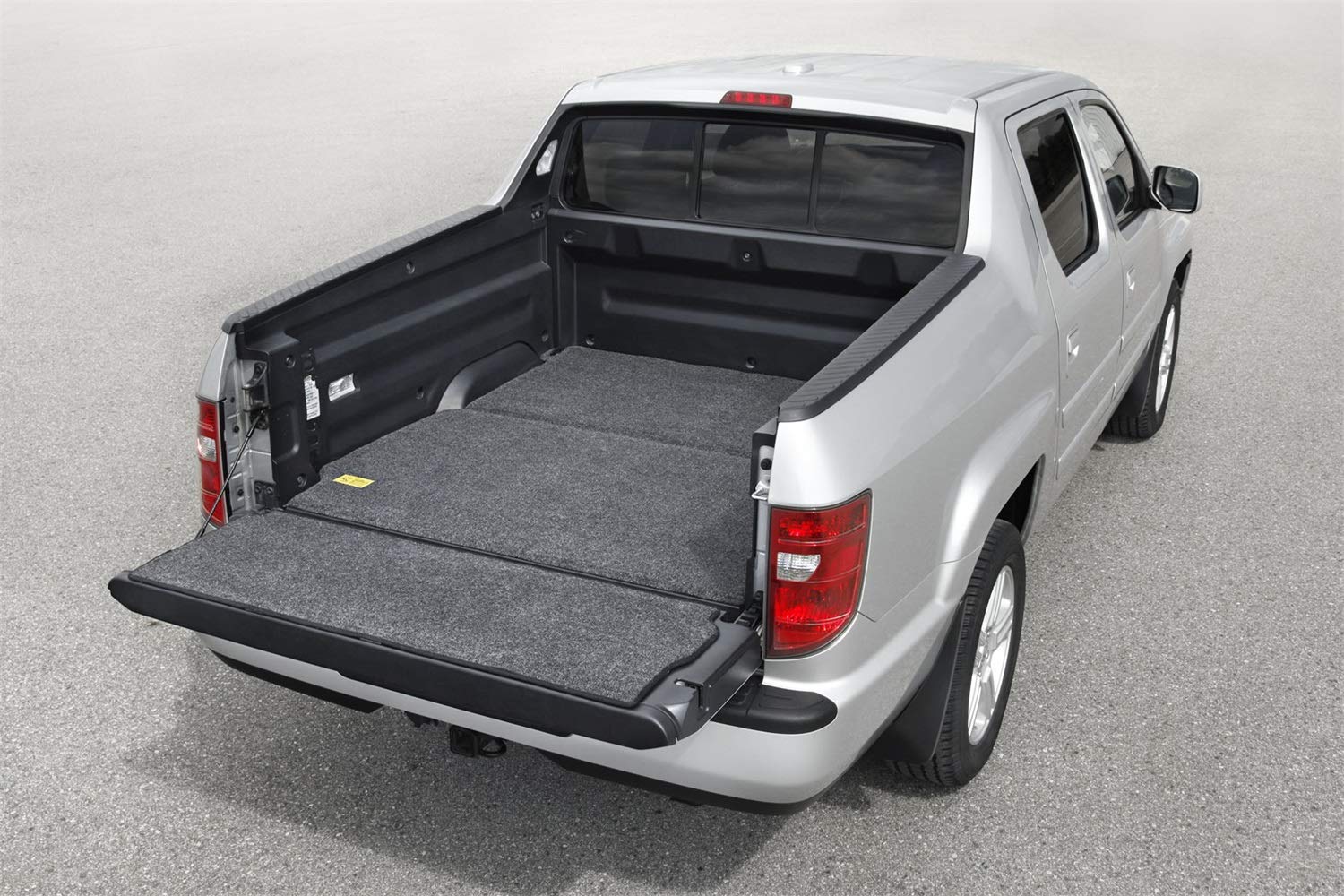 BedRug Bedmat | 5'4" Bed Fits 2017 - 2026 Honda Ridgeline, Models w/Non Liner / Spray-In | Charcoal Grey, BMH17RBS