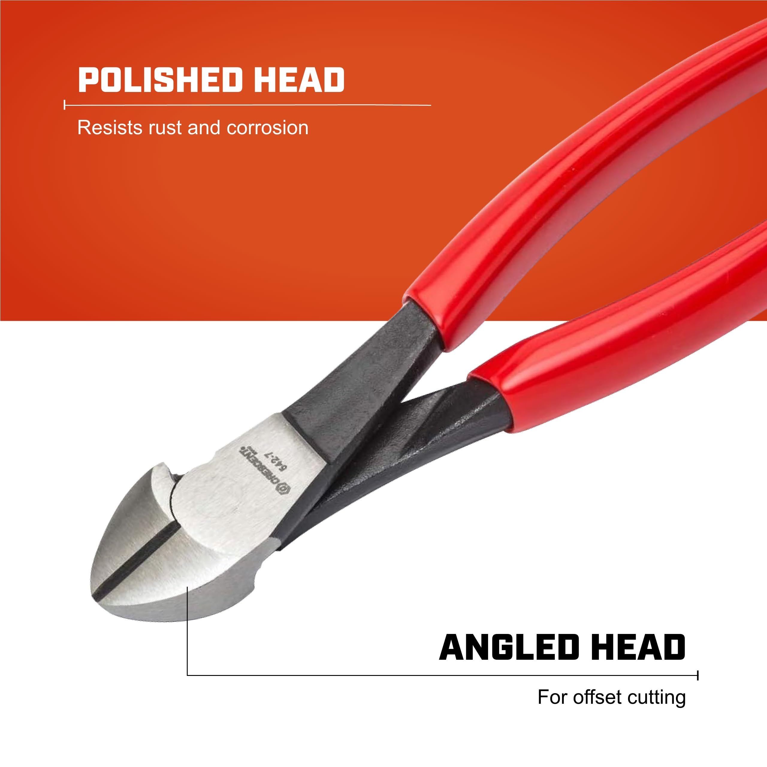 Crescent 8" Diagonal Heavy-Duty Flush Cutting Pliers - Bagged - 5438CENN