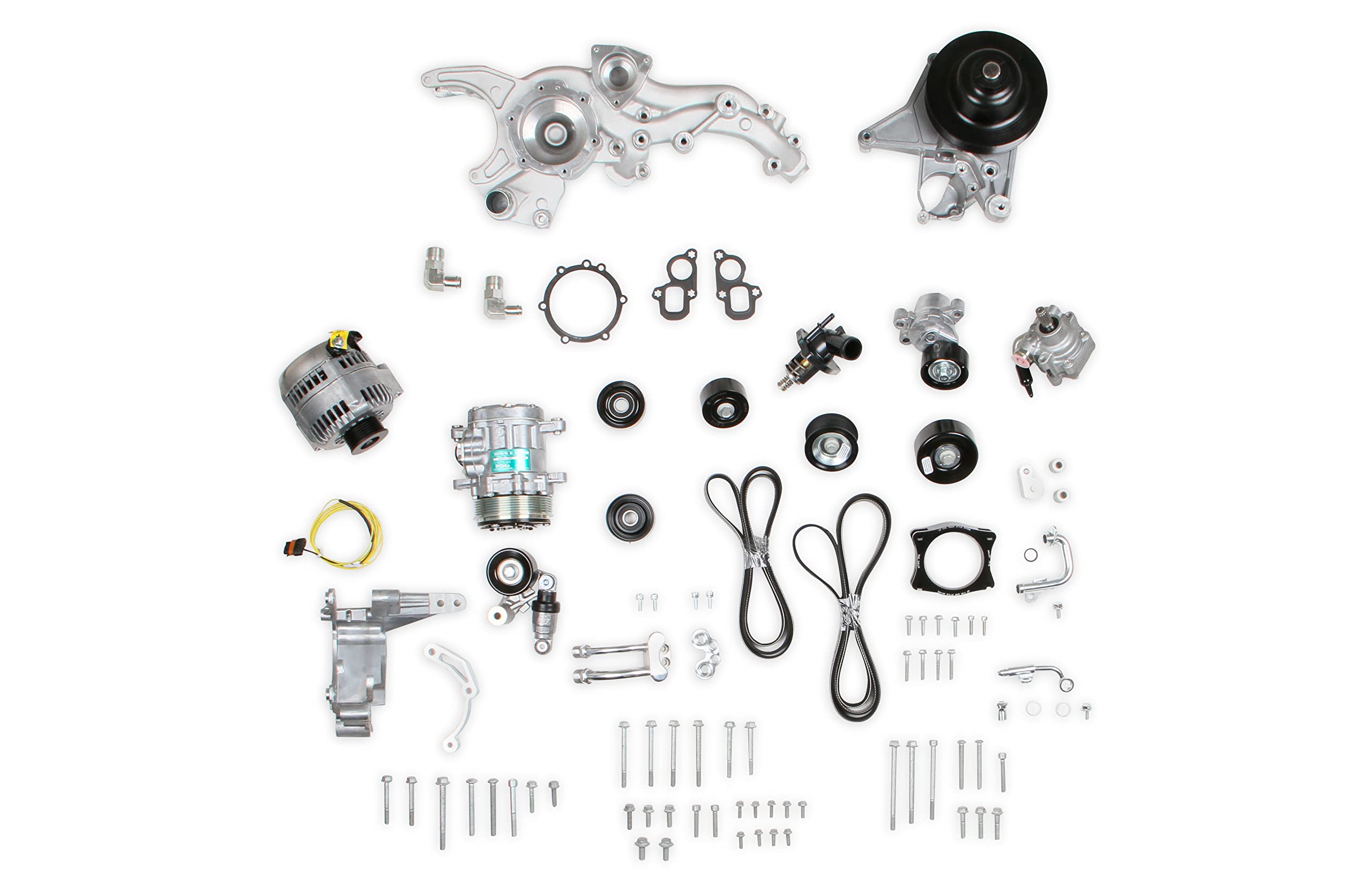 Premium Holley Mid-Mount Complete Accessory System for GM Gen V LT4 Dry Sump Engines 20-221BK