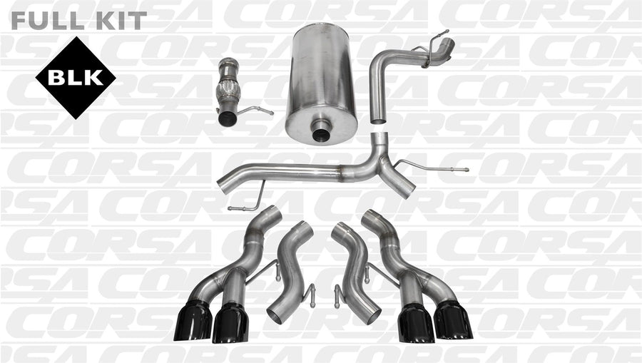 Cat-Back CORSA Exhaust System 14886BLK