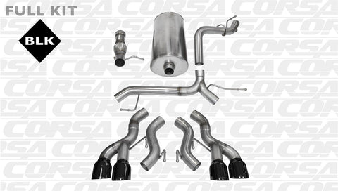Cat-Back CORSA Exhaust System 14886BLK