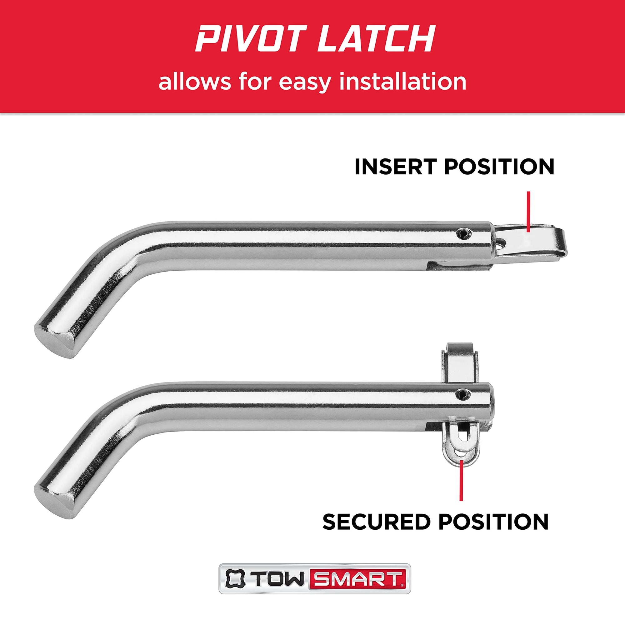 5/8 in. Steel TOWSMART Anti-Theft Receiver Hitch Pin, Fits 2 in. receivers