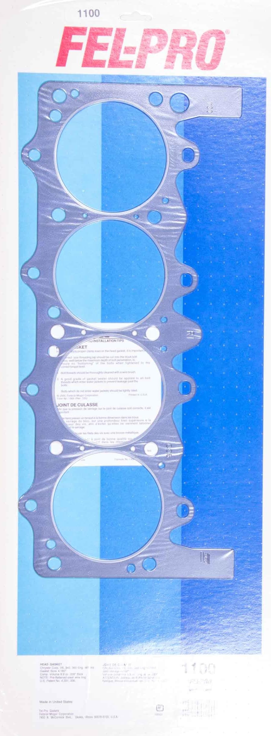 Head FEL-PRO Gasket 1100