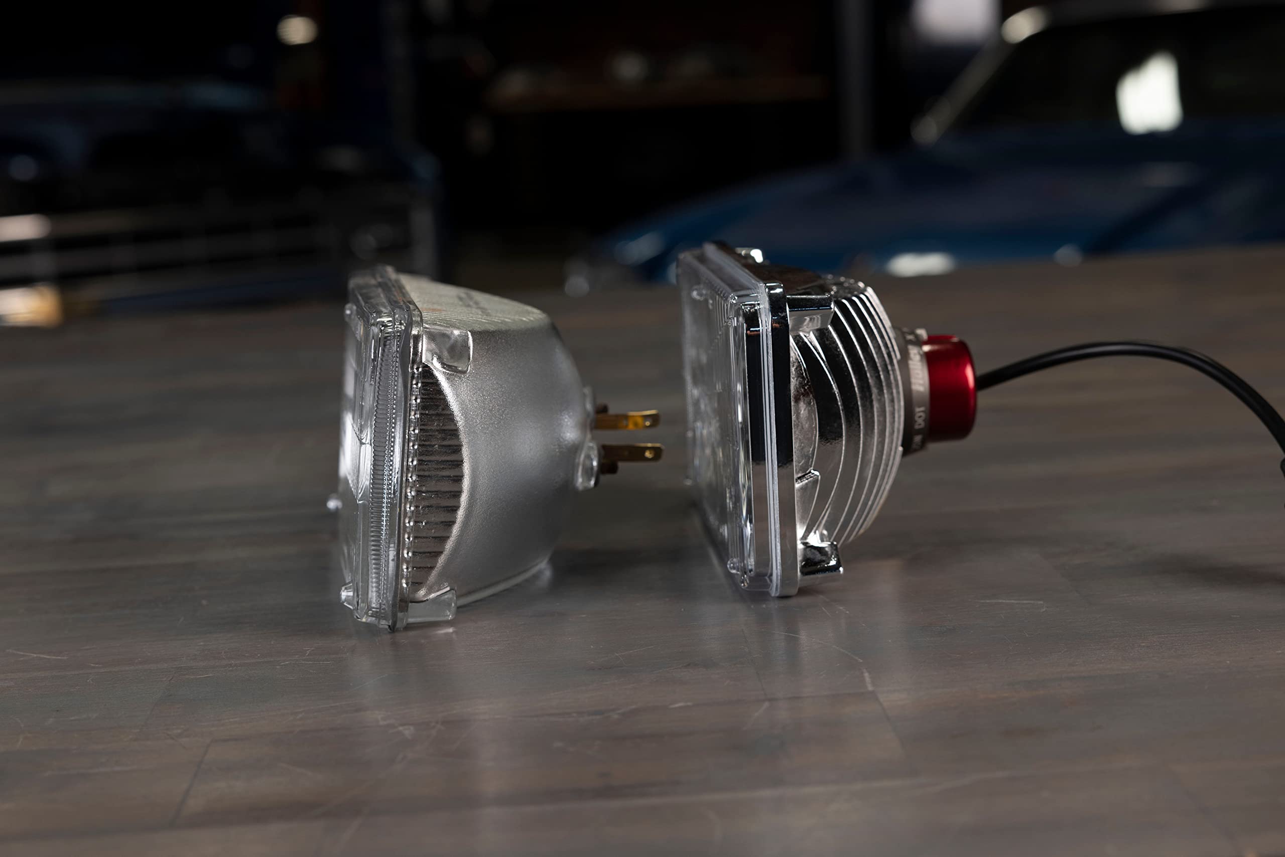 Yellow Lens Holley RetroBright LED Headlight (Utilizes 5700K Bulb)