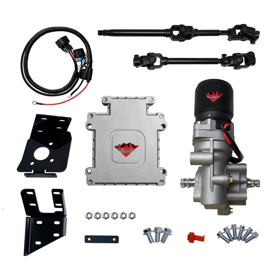 Electric Power Steering Kit Rugged for Polaris Sportsman 450/500/570/800//ETX, Is A Bolt On System, Steers Easily When Navigating Rough Terrains (See Fitment Details in Description)