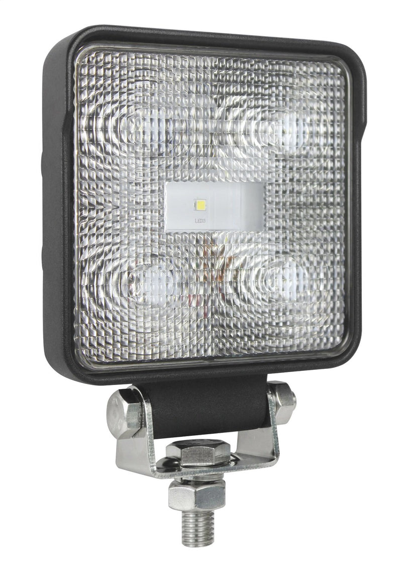 4 Square LED Close Range Worklight HELLA 357107001, Black ValueFit