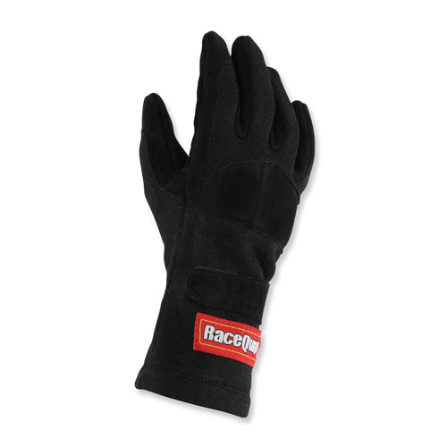 355008RQP RaceQuip® 355 Series Driving Gloves - SFI 3.3/5 - Black/Black - 3XL