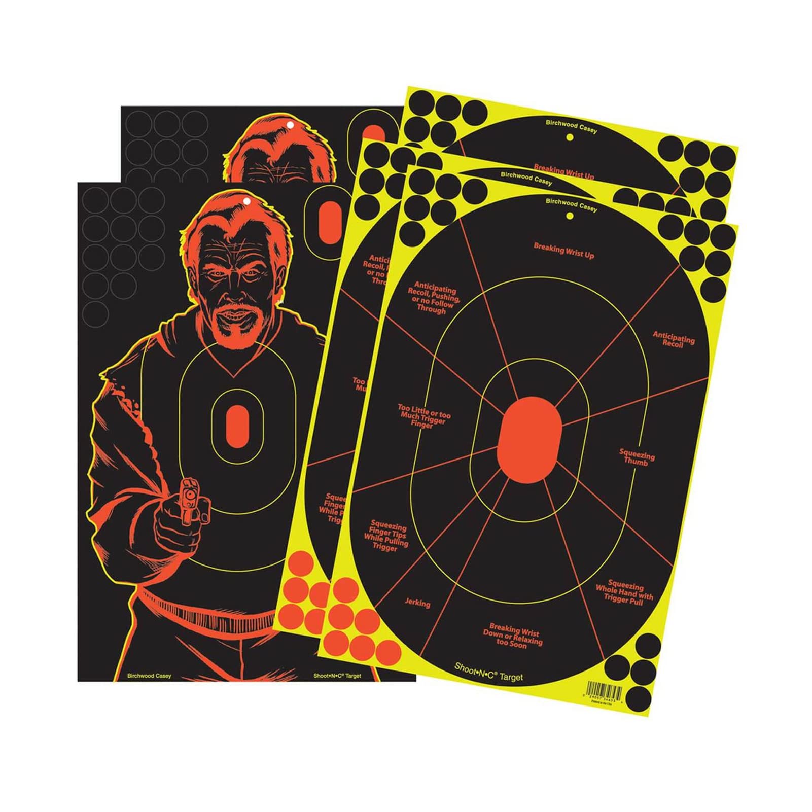 Target Combo Pack Birchwood Casey - Shoot-N-C