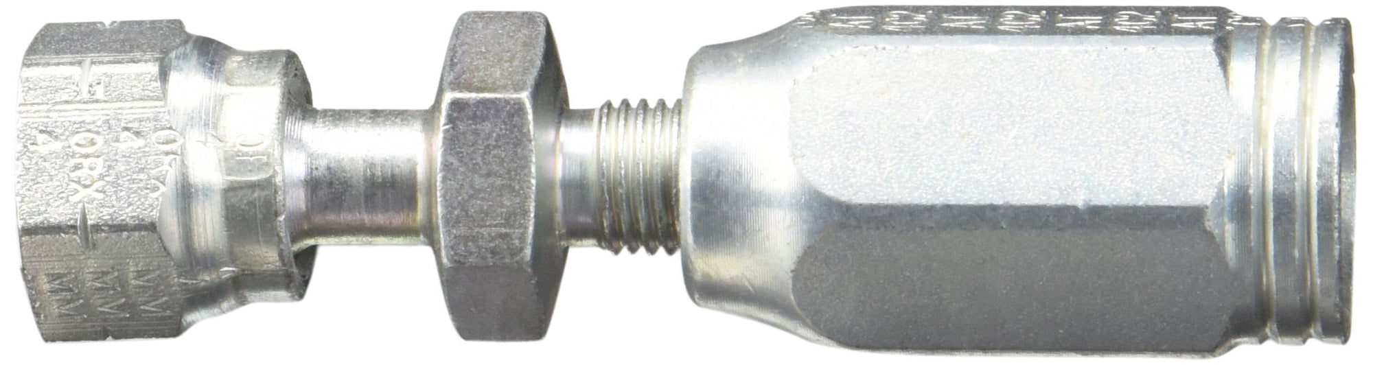 4C2AT-4RFFORX Gates Field Attachable Type T for G2 Hose, 2 Wire, Female Flat-Face O-Ring Swivel, 1/4" ID, 2.5"