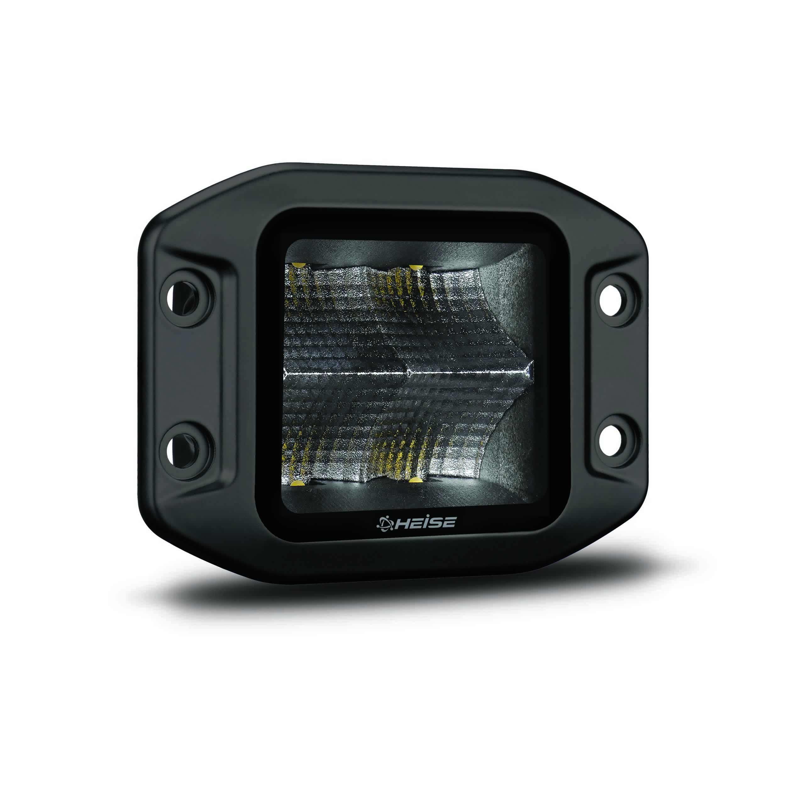 Blackout HEISE - 3.5" Cube 4 LED Light Flush Mount - Flood (HE-FMBCF)