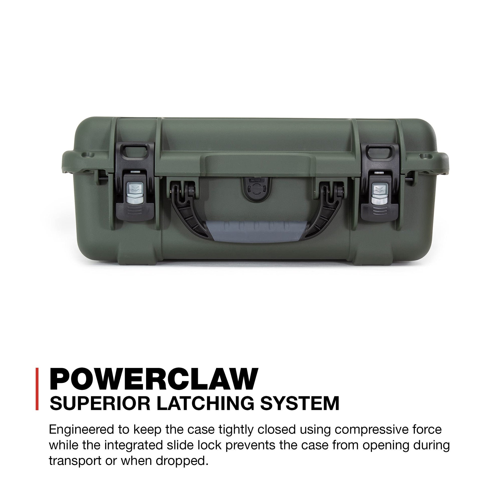 Waterproof Nanuk 930 Hard Case with Padded Dividers - Olive
