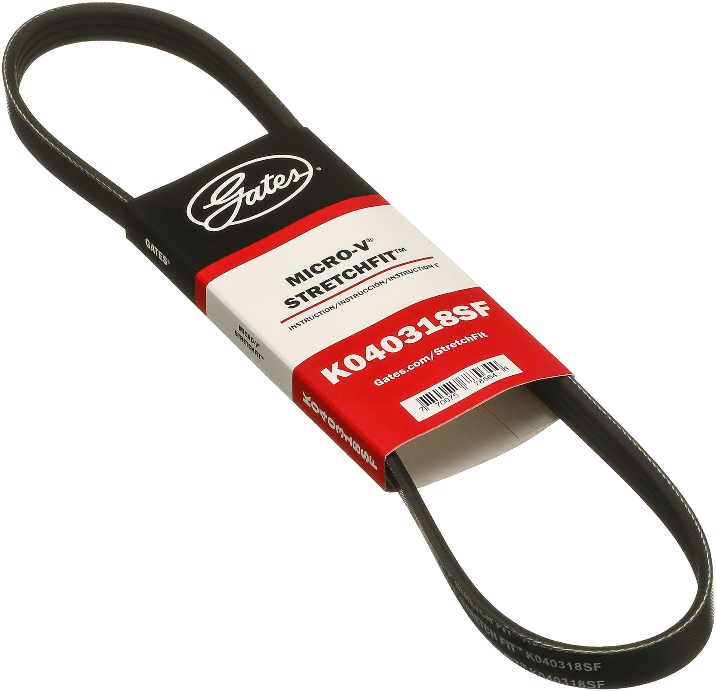 K040318SF nobrandname Stretch Fit Micro-V Serpentine Drive Belt