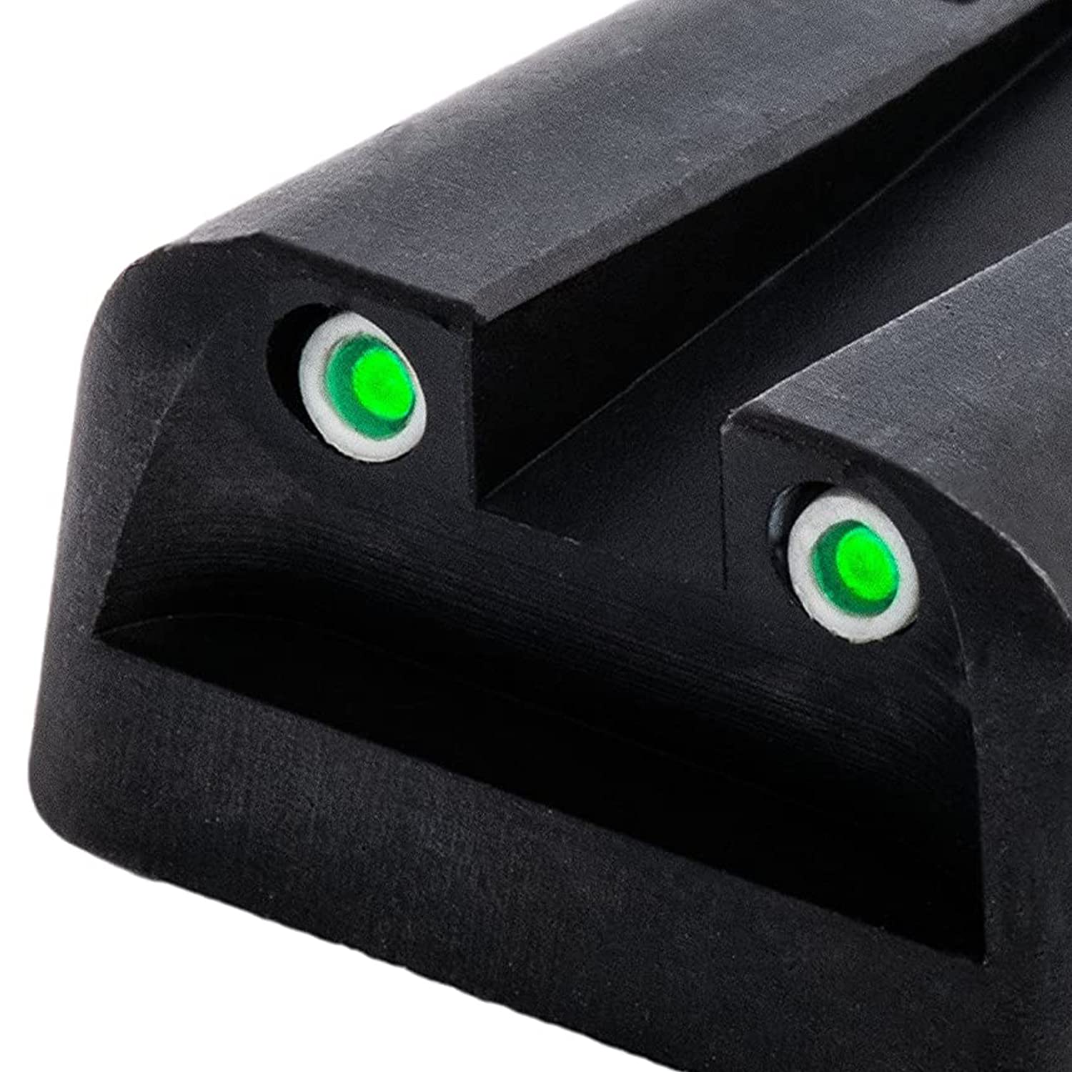 Tritium TRUGLO Handgun Sight | High-Visible Front & Rear Night Sights with White & Tritium Dots, Compatible with Kimber 1911 with Fixed Rear Sight (Excluding Micro Series)