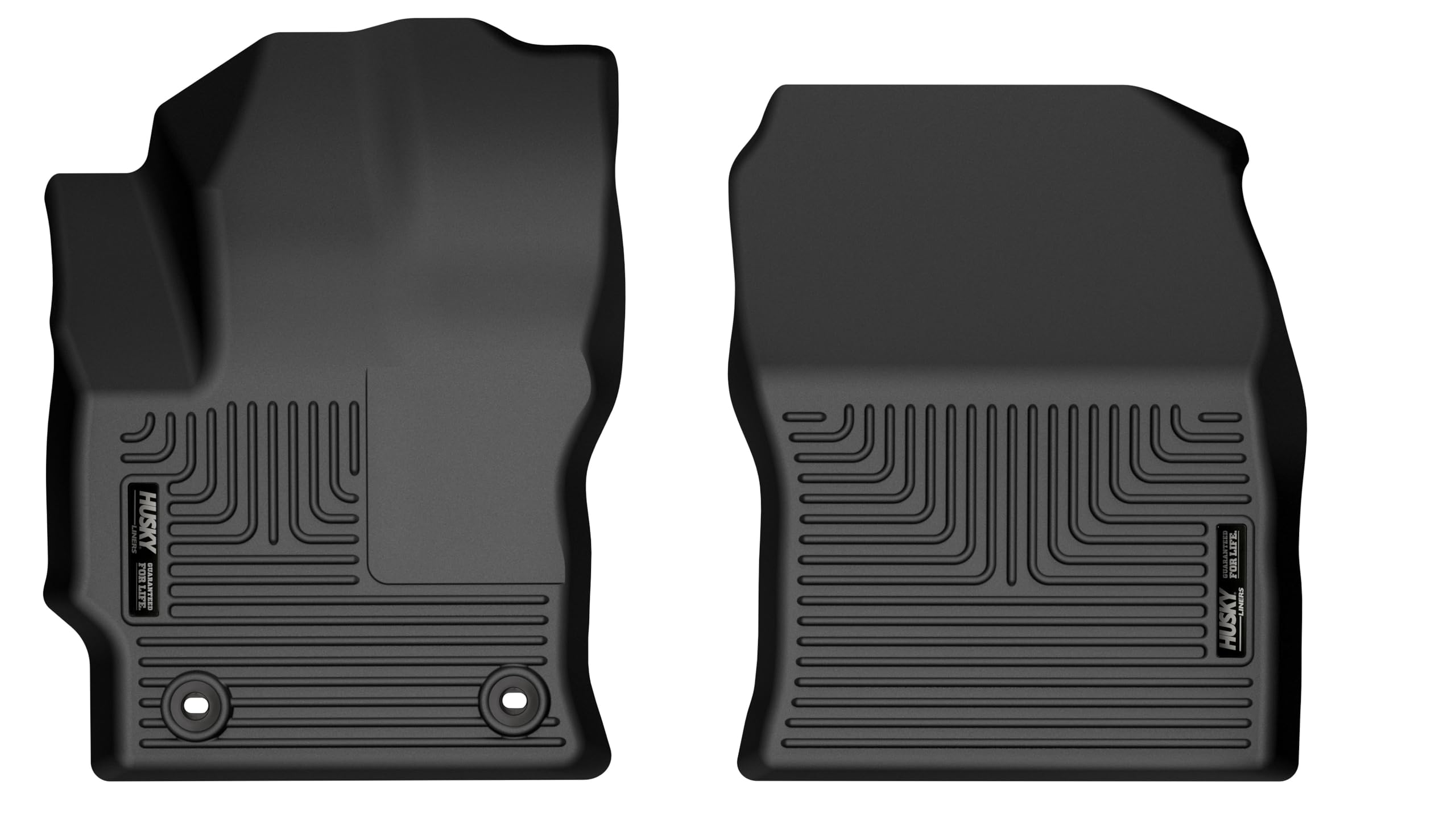 Husky Liners Floor Mats Weatherbeater | Fits 2022-2026 Toyota Corolla Cross (Front Wheel Drive Only) | Front Row, 1-pc Black - 15811