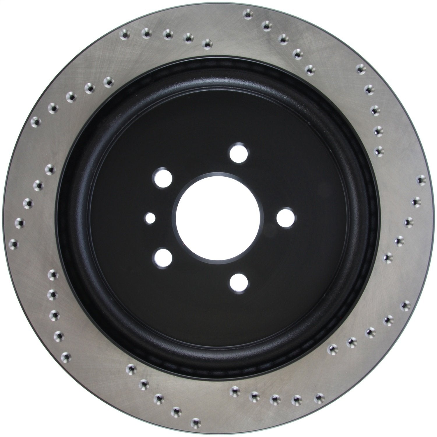 StopTech Sport 128.61105R Cross Drilled Brake Rotor (Rear Right), 1 Pack
