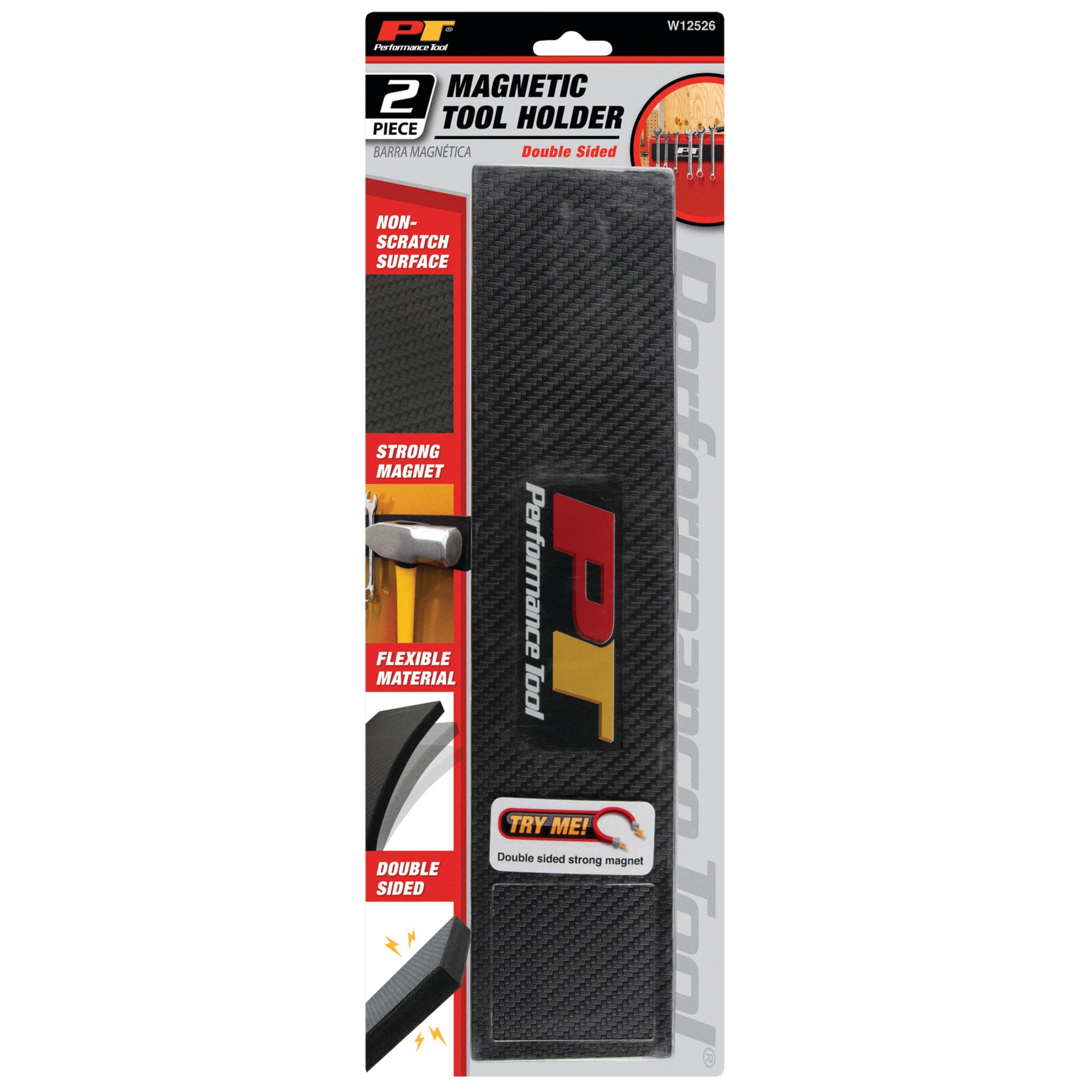 Magnetic Tool Holder Bar Performance Tool W12526 (Pack of 2)