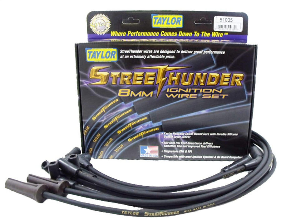 Streethunder Taylor Cable 51035 custom 6 cyl black