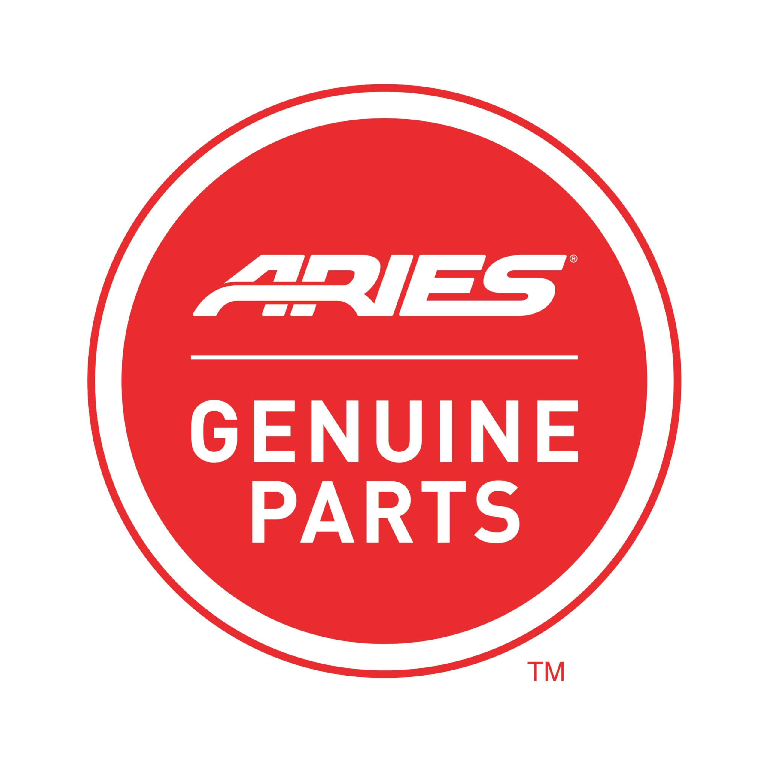 3-Inch Round Black Steel ARIES Nerf Bars, No-Drill, Fits Select Nissan Frontier, Suzuki Equator