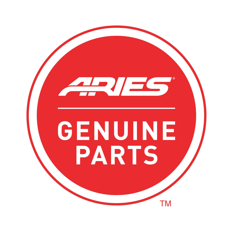 3-Inch Round Black Steel ARIES Nerf Bars, No-Drill, Fits Select Ford Bronco, Large