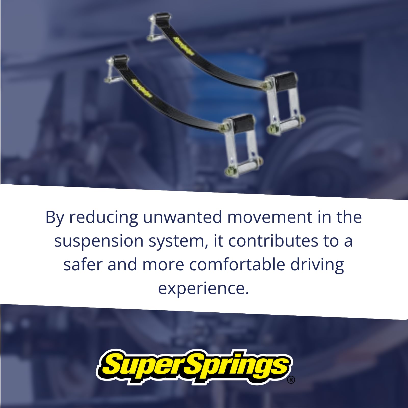 SuperSprings SSA25 for RAM 2500|3500, Ford F|E Series, Chevrolet|GMC Kodiak|TopKick 4500|5500, Nissan UD, Black