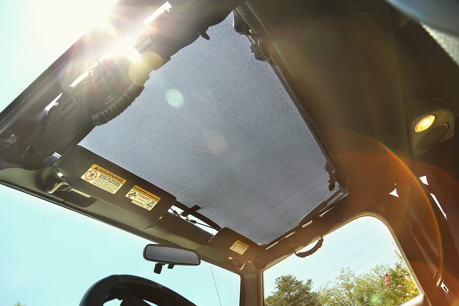 Eclipse Sun Shade, Full Cover | Rugged Ridge | 13579.08 | Fits 1997-2006 Jeep Wrangler TJ