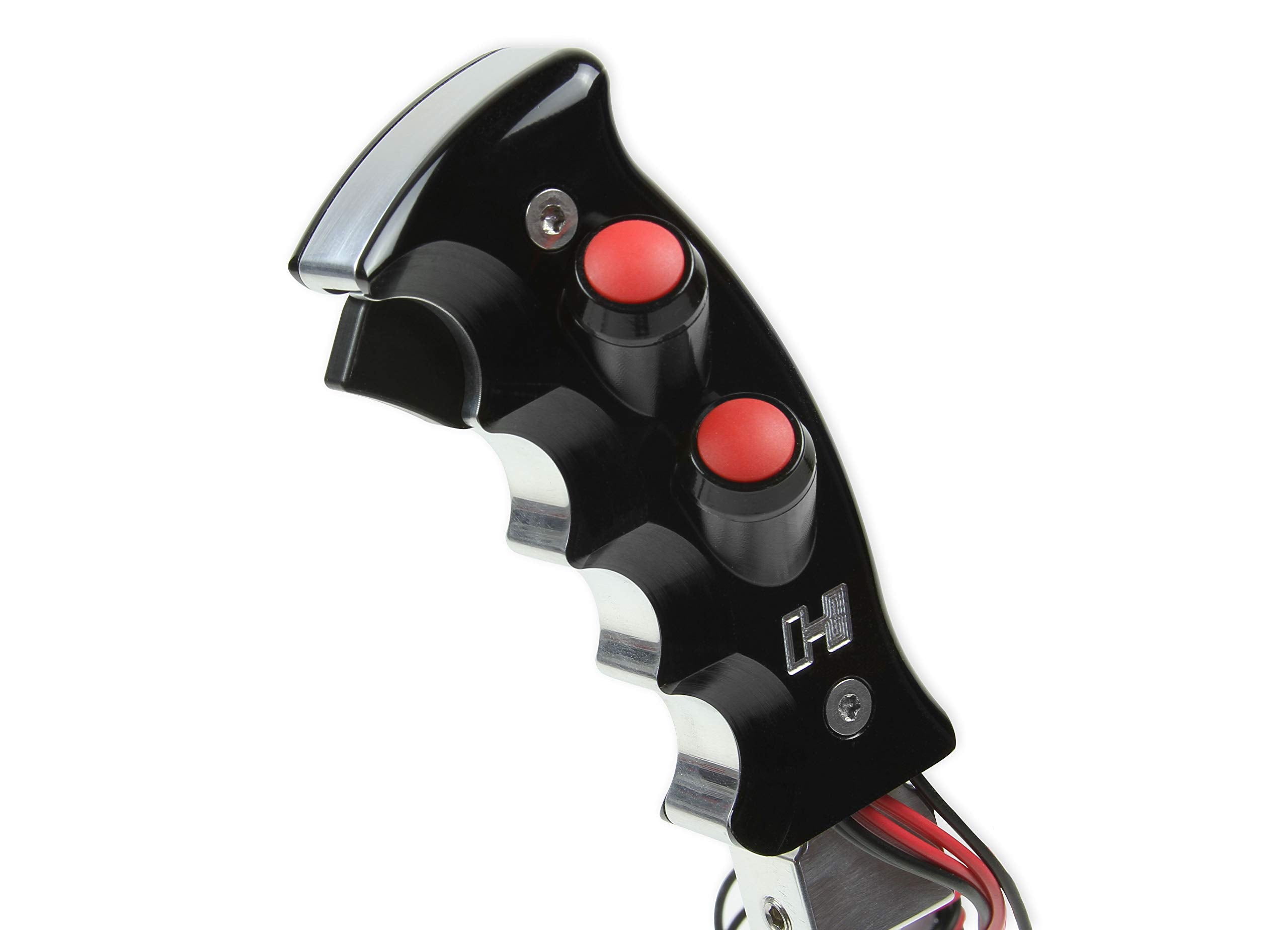 Pistol Grip Plate Hurst 1539004, 2 Button, Black