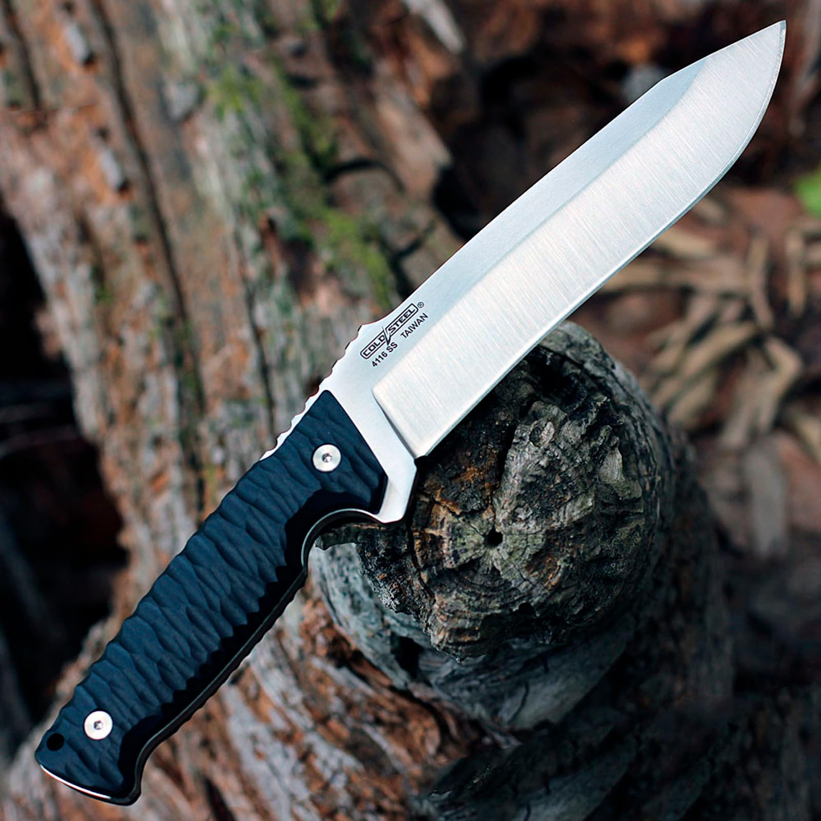 5" COLD STEEL Razor Tek Recurve Fixed Blade EDC Outdoor Camping Hunting Utility Knife, 4 5/8" Ergonomic Textured Handle, Weather-Resistant Secure-Ex Sheath
