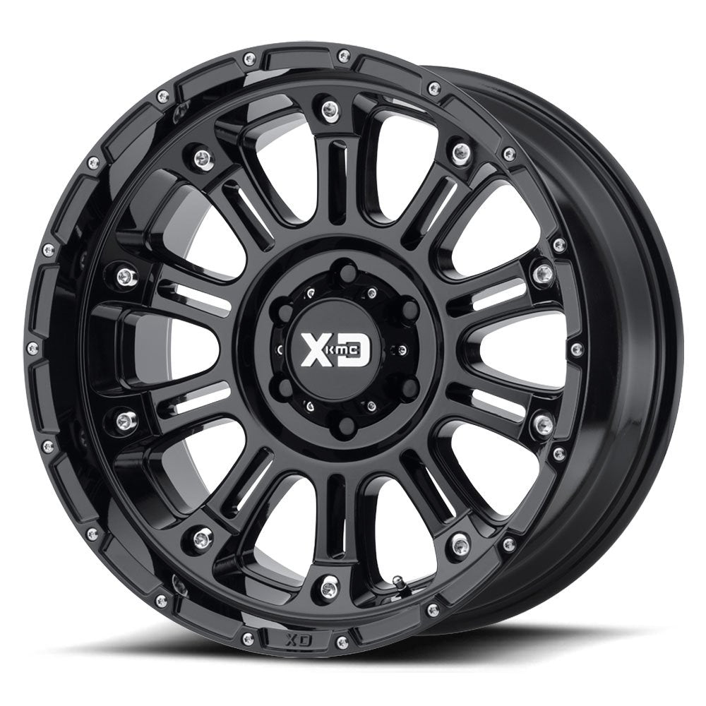 17x9 XD 829 Hoss 2 Wheels Gloss Black 8x165.1 Offset -12 Rims XD82979080312N