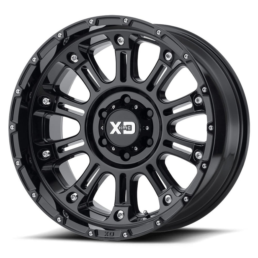 17x9 XD 829 Hoss 2 Wheels Gloss Black 8x165.1 Offset -12 Rims XD82979080312N