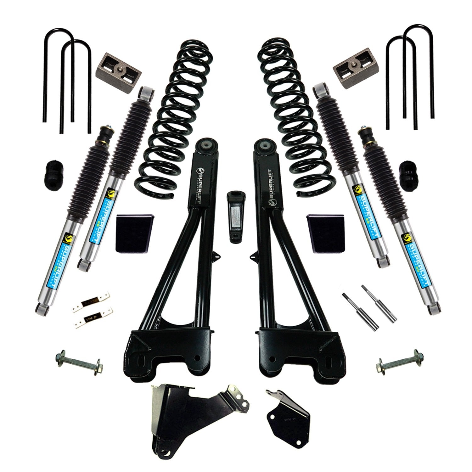 SUPERLIFT SUSPENSION RealTruck 6" Lift Kit for Superduty | Complete Lift Kit with Front & Rear Bilstein 5100 Series Shocks and Replacement Radius Arms | K977B | Fits 2005-2007 Ford F-250 / F-350