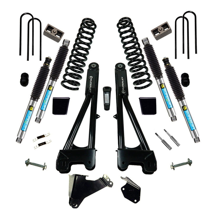 SUPERLIFT SUSPENSION RealTruck 6" Lift Kit for Superduty | Complete Lift Kit with Front & Rear Bilstein 5100 Series Shocks and Replacement Radius Arms | K977B | Fits 2005-2007 Ford F-250 / F-350