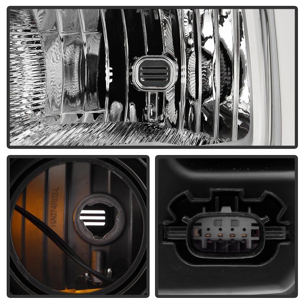 Ford F150 21-23 Spyder (POE) Halogen Headlight - Low Beam-H11(Included) ; High Beam-HB3(Included) ; Signal-WY21W(Not Included) - OE Left