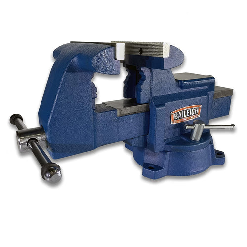 5-1/2" Jaw Width Baileigh Industrial Bench Vise, 6" Max Jaw Opening (BV-5I)