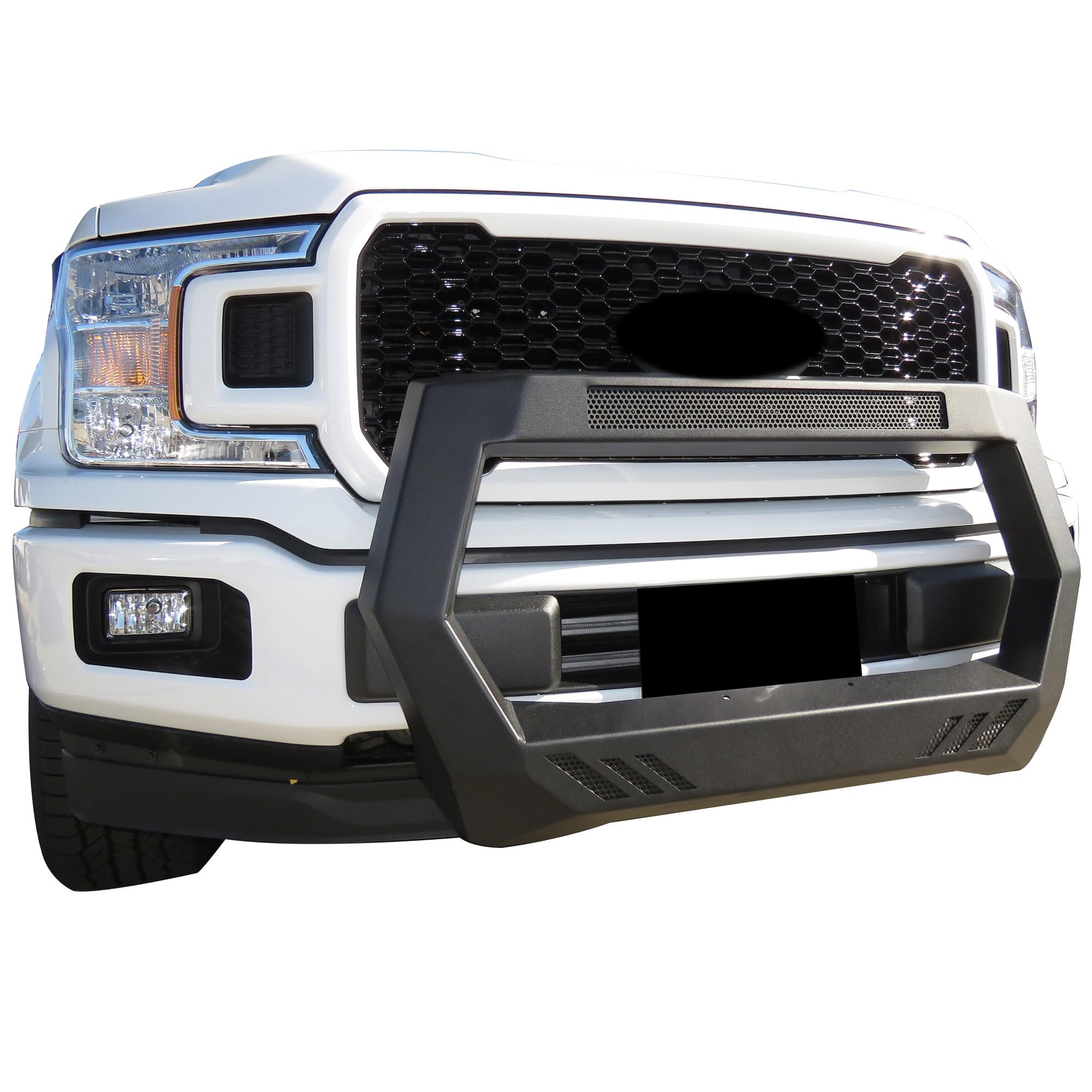 Rover Bull Bar Black Horse Matte Black Compatible with 2004-2025 Ford F-150-ROFF104