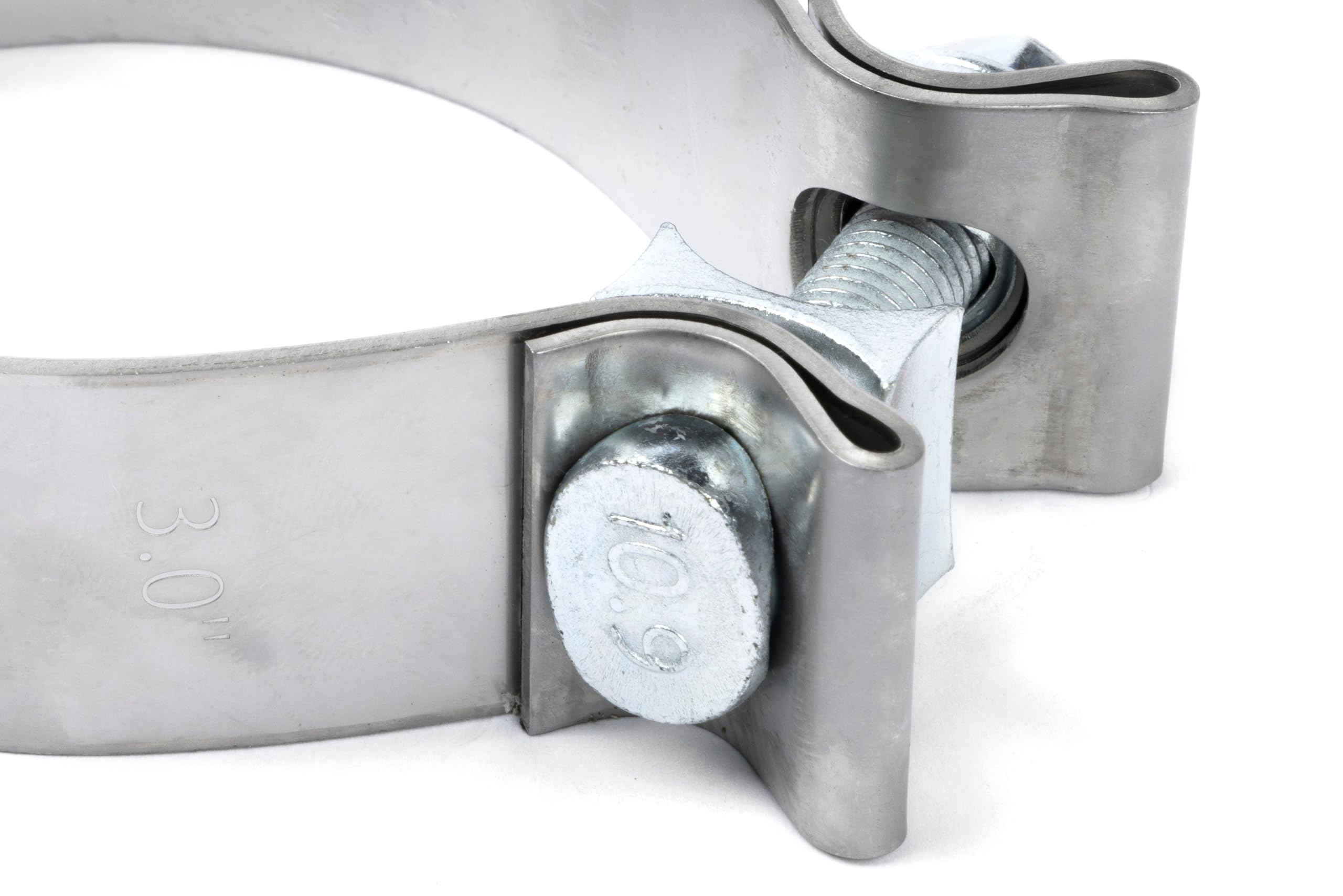 Dinan Heavy-Duty D662-9237 Band Clamp - 3-inch/76mm - Stainless Steel - Each