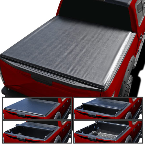 Roll Up Spec-D Tuning Vinyl Tonneau Cover Compatible with Ford F150 5'6" Short Bed 2004-2014