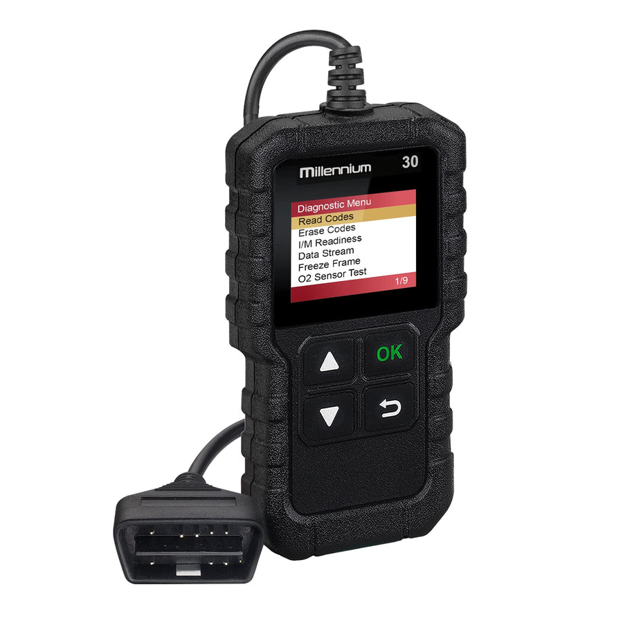 Millennium 30 Launch OBD2 Scanner,Car Code Reader with Full OBD2 Functions,Check Engine Light Car Diagnostic Tool,O2 Sensor/EVAP System/Smog Test/Check I/M Readiness Car Scanner,Lifetime Free Update