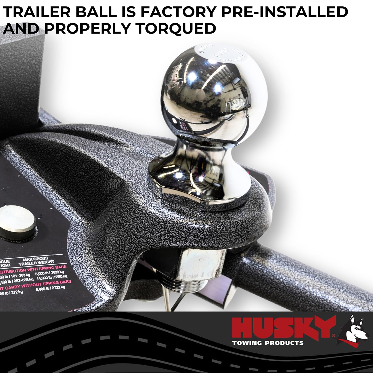 Husky 33303 Towing Clts-plus 800-1400 2-5/16 Ball