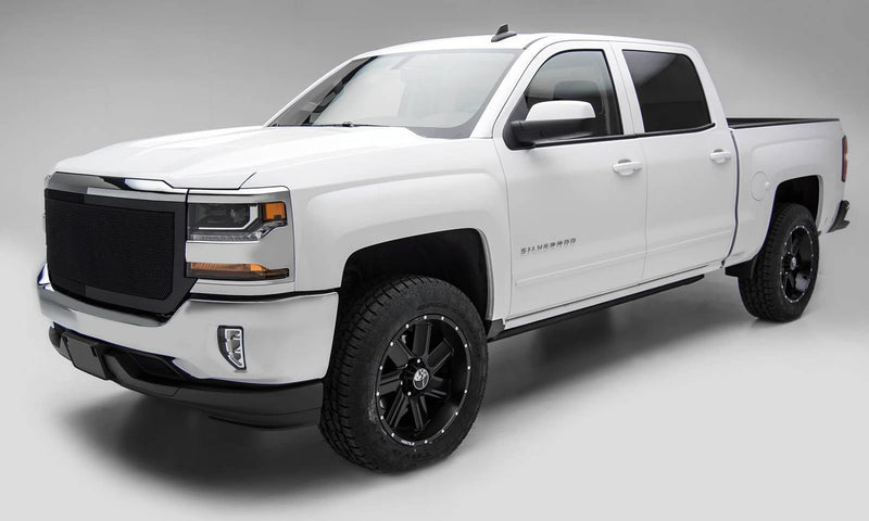 2016-2018 Silverado 1500 T-Rex Grilles Upper Class Series Main Grille, Black, 1 Pc, Replacement, Full Opening - PN #51127