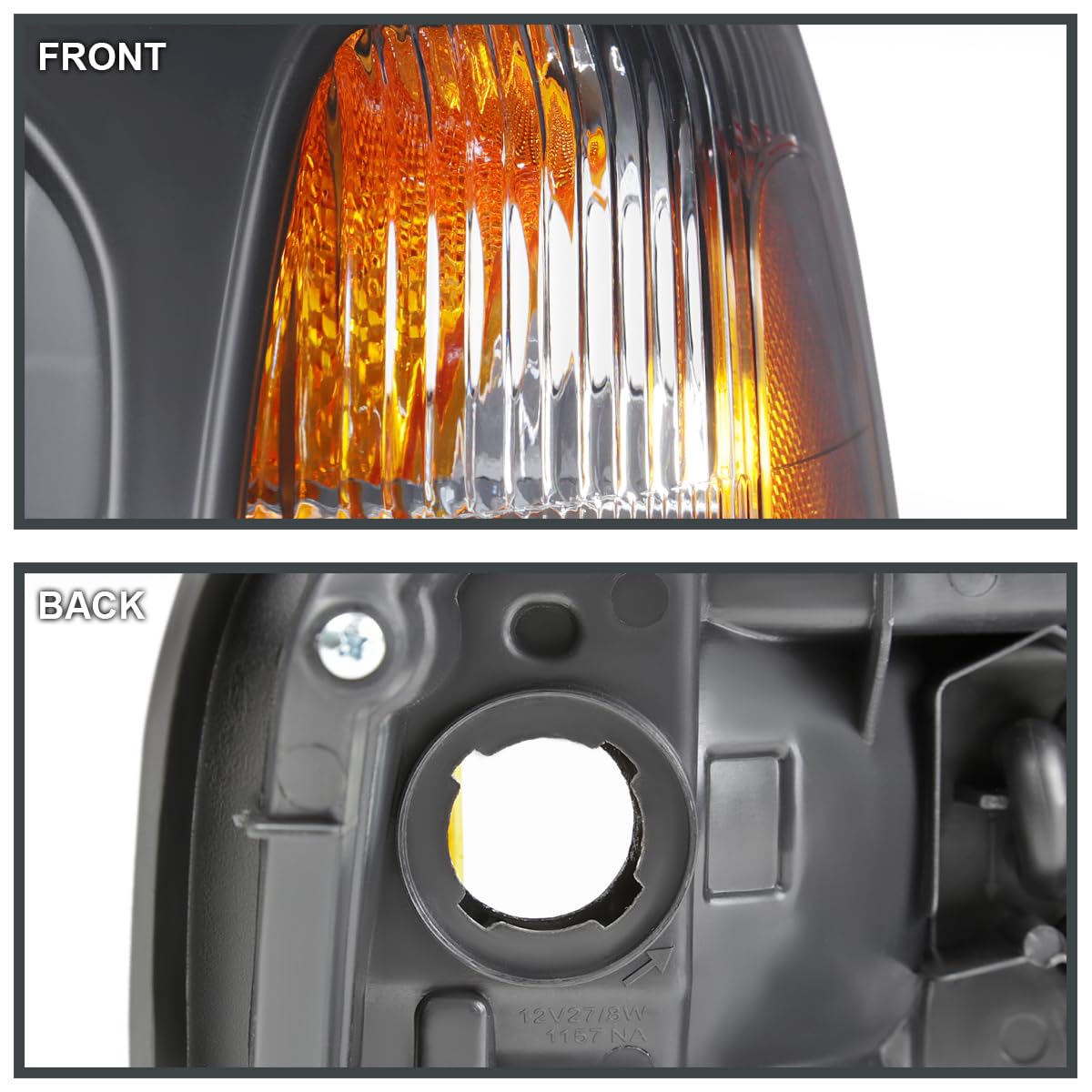 Black Headlights SPEC-D TUNING Compatible with 2000-2006 Subaru Legacy, Left + Right Pair Headlamps Assembly