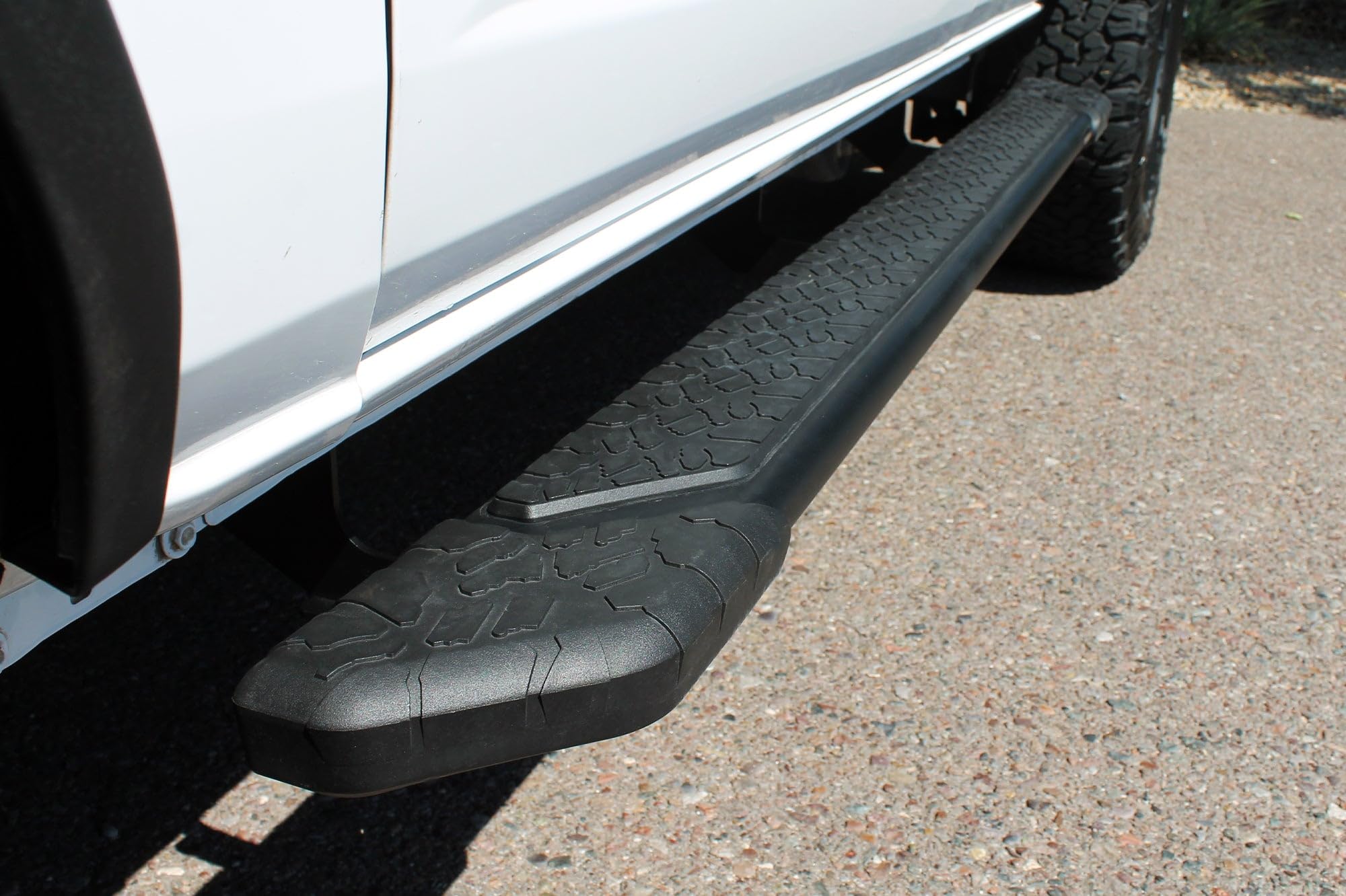 Running Boards Raptor Series Steps 5in Treadsteps Black Aluminum Compatible with 21-26 Bronco 4-Door
