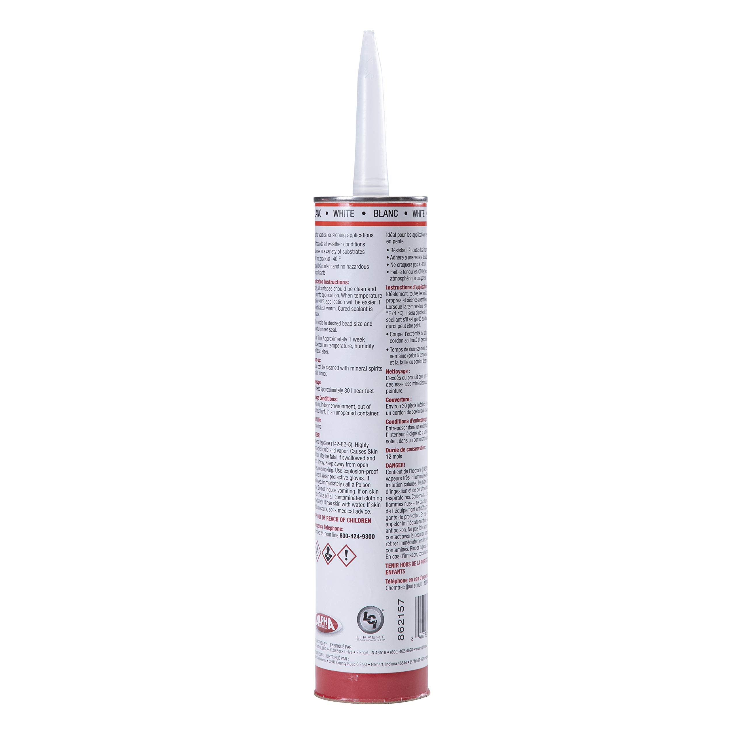 Non-Sag Sealant 1010 for 5th Wheel RVs, Travel Trailers and Motorhomes